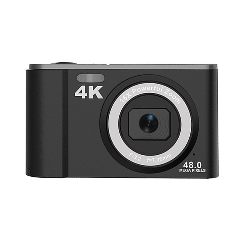 DC303A 2.8-Inch 4K 16X Zoom HD Digital Camera Mini Children Photography Camera UK Plug(Black) - Shopkiz.com