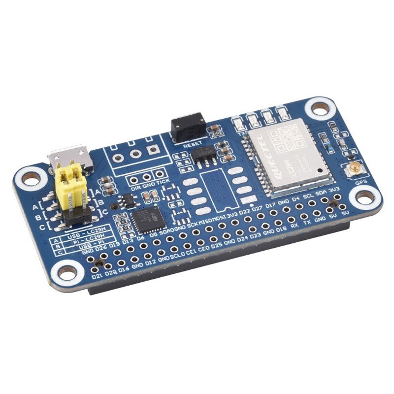 Waveshare For Raspberry Pi LC29H Series Dual-Band L1+L5 Positioning GPS Module, Spec: (DA) GPS/RTK HAT - Shopkiz.com
