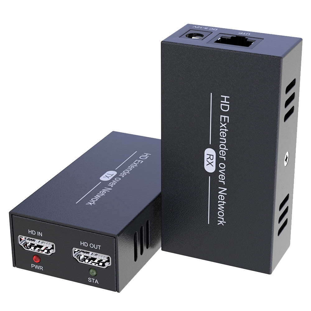 150m Delay-Free 1920x1080P@60Hz HDMI Extender One-To-Many Same-Screen Transmitter, Plug: UK Plug - Shopkiz.com