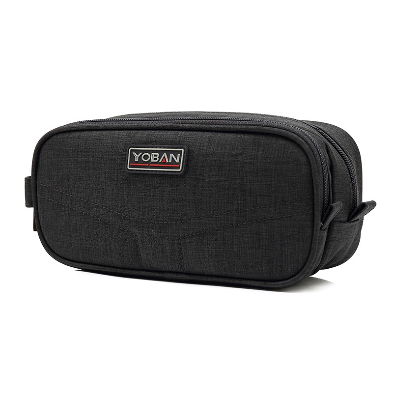 YOBAN Y-1054 Travel Digital Accessories Storage Bag Multifunction Waterproof Data Cable Charger Card Reader Finishing Package(Black) - Shopkiz.com