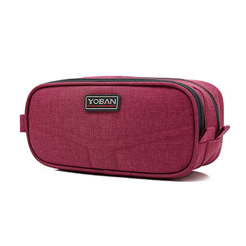 YOBAN Y-1054 Travel Digital Accessories Storage Bag Multifunction Waterproof Data Cable Charger Card Reader Finishing Package(Red) - Shopkiz.com