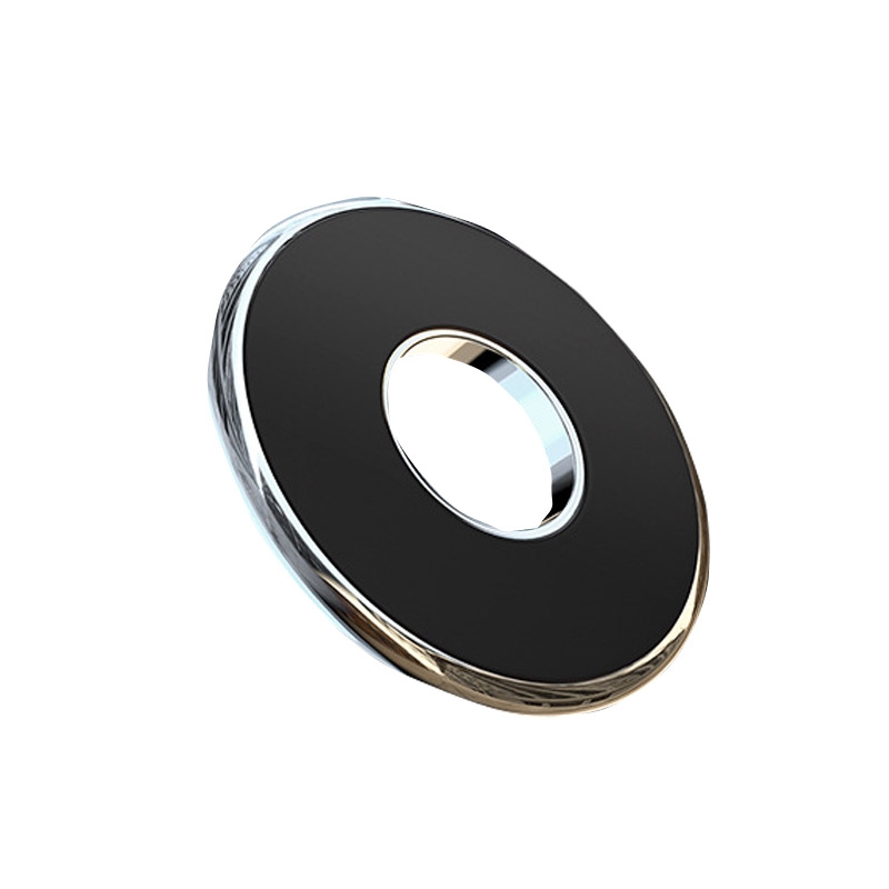 Q6 Car Magnetic Mobile Phone Holder Round Car Dashboard Navigation Bracket(Silver) - Shopkiz.com