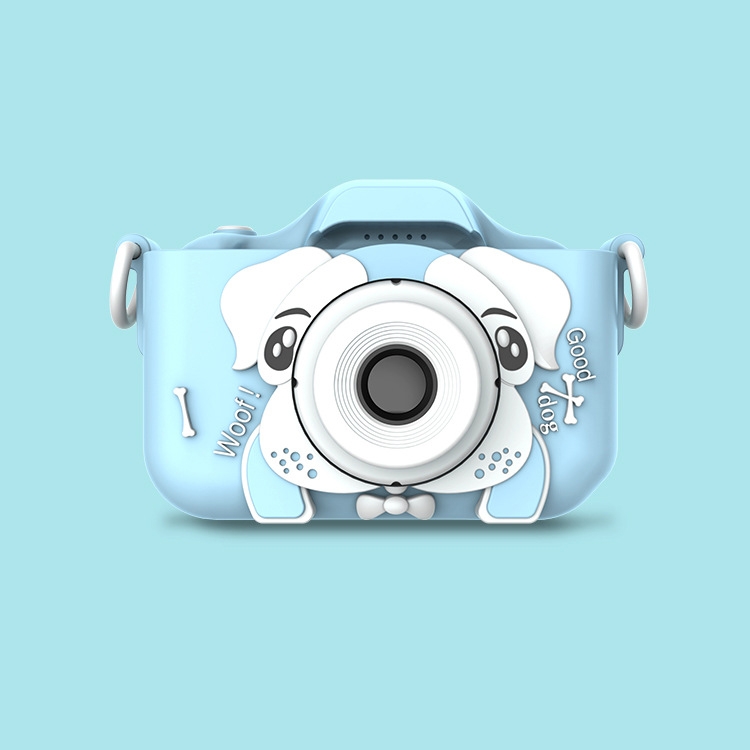 Q9 Children Digital Camera Mini Cartoon Toy Camera, Style:Dual Cameras(Blue) - Shopkiz.com