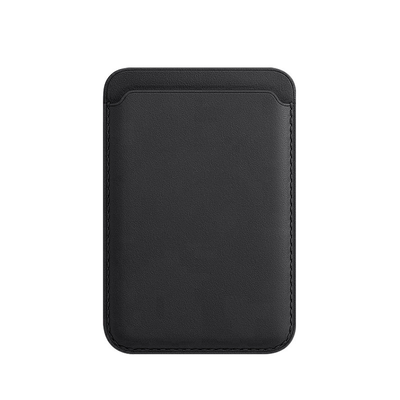 MagSafe Magnetic Leather Card Case Holster For iPhone(Black) - Shopkiz.com