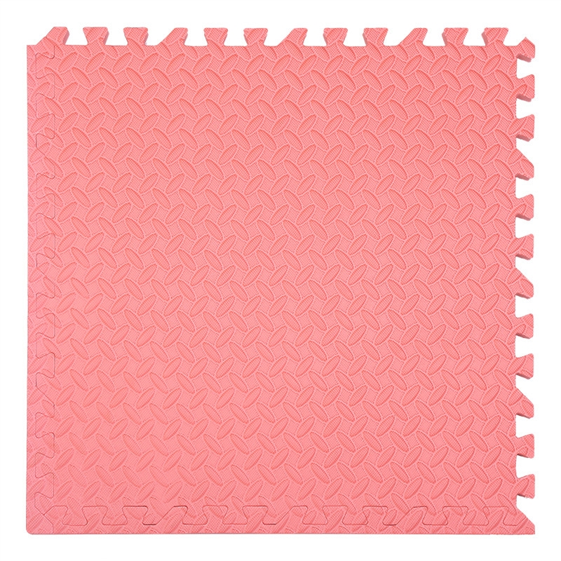 10 PCS Household Children Bedroom Stitching Leaf Pattern Thick Foam Crawling Mat, Size: 30x1.2cm(Red) - Shopkiz.com
