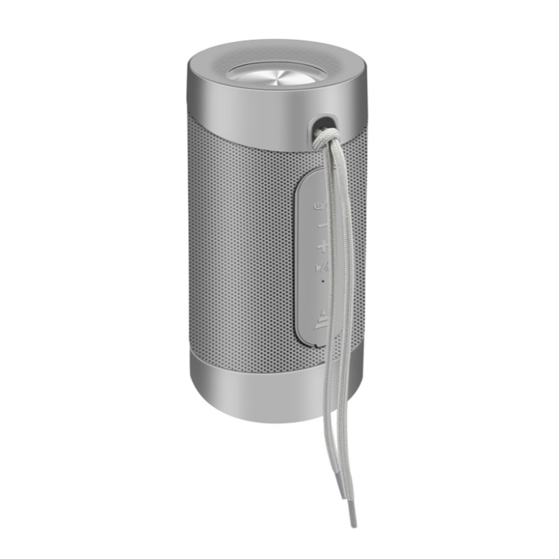 Mini Wireless Bluetooth Speaker Outdoor Subwoofer Portable Card Desktop Audio, Colour: Normal Silver Gray - Shopkiz.com