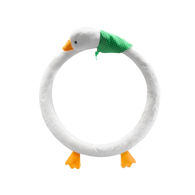 B-6622 Car Winter Warm Cartoon Steering Wheel Cover(Point Goose) - Shopkiz.com