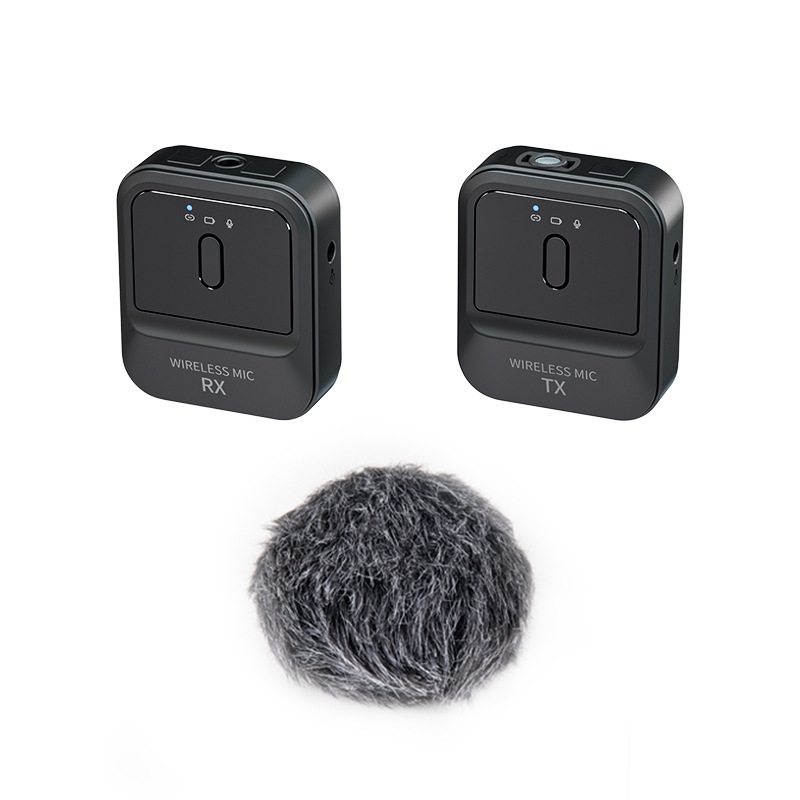 2.4G Wireless SLR Camera Lavalier Microphone(Black) - Shopkiz.com