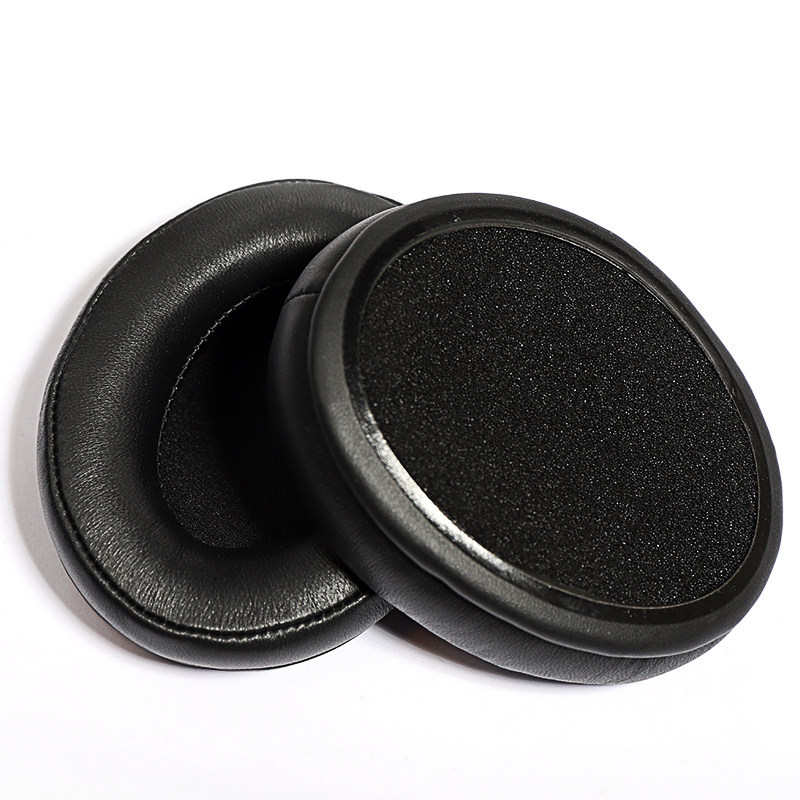 2pcs Headset Earmuffs For Kingston HyperX Cloud II / Silver / Alpha / Flight / Stinger, Color: Black Lambskin - Shopkiz.com