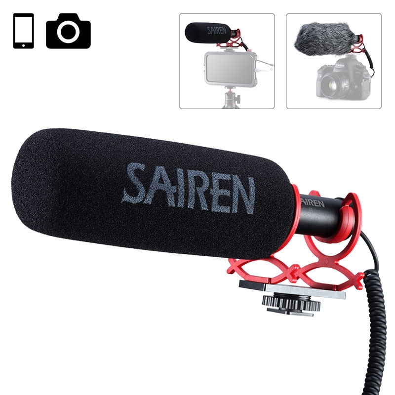 Ulanzi SAIREN-Q3 Super Cardioid Condenser Microphone Interview Mic - Shopkiz.com