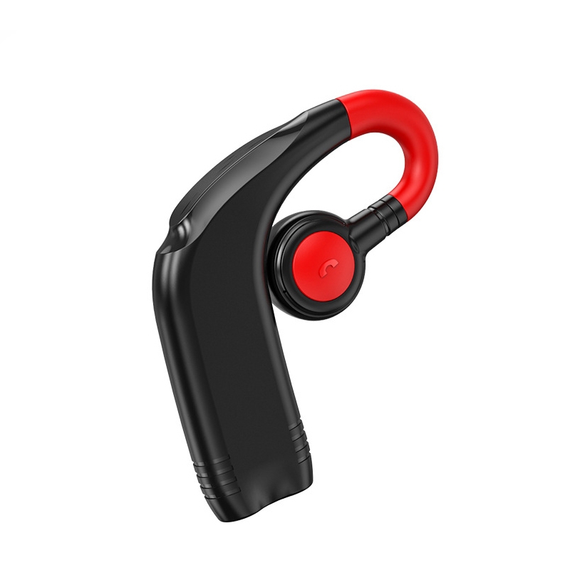 M99 Bluetooth V5.2 Single Earhook Business Headphone(Black+Red) - Shopkiz.com