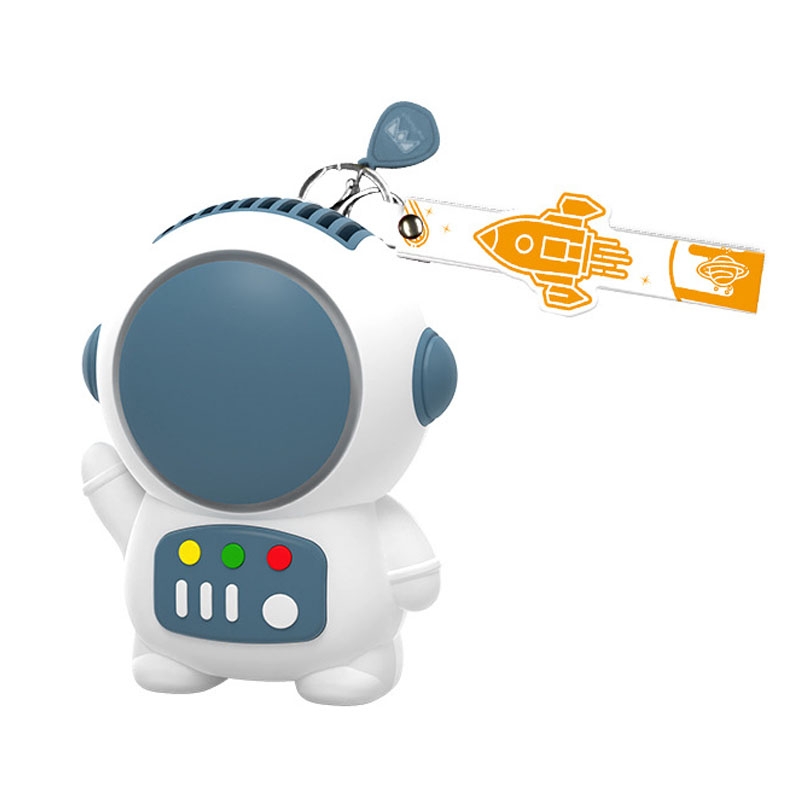 6052 USB Charging Mini Astronaut Shape Bladeless Fan(Blue) - Shopkiz.com