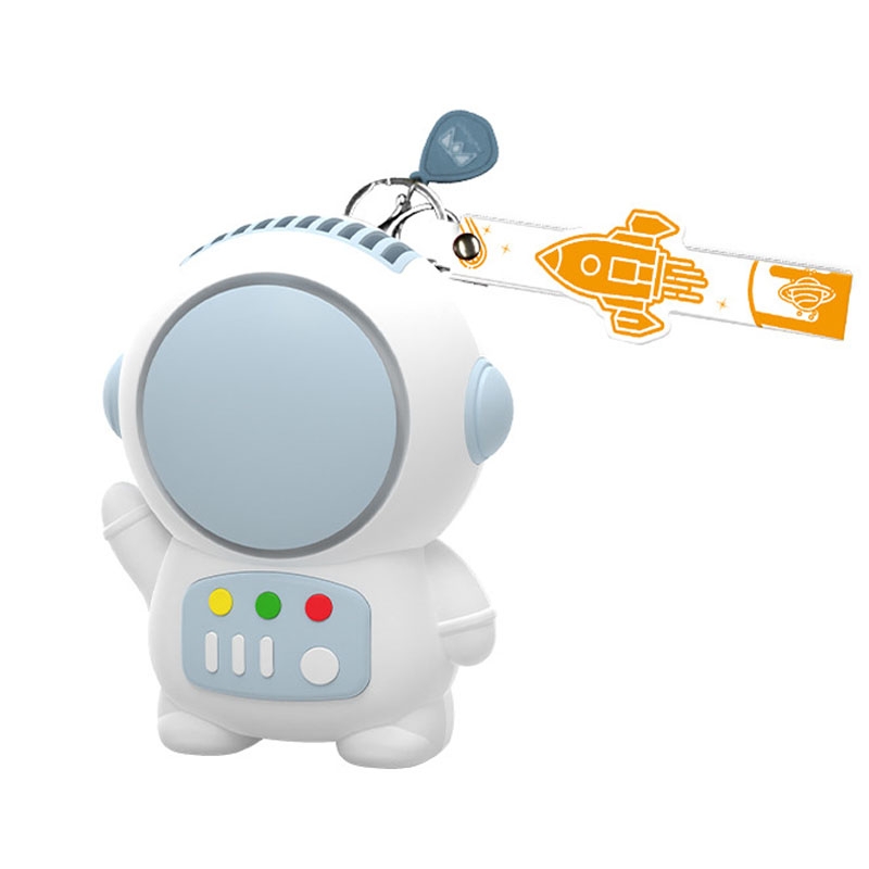 6052 USB Charging Mini Astronaut Shape Bladeless Fan(Green) - Shopkiz.com