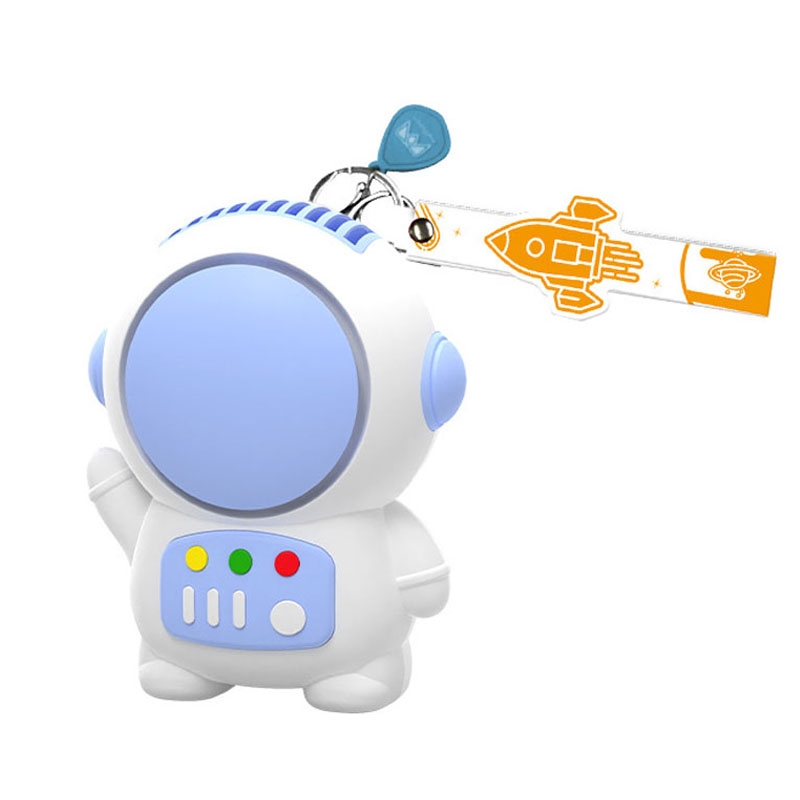 6052 USB Charging Mini Astronaut Shape Bladeless Fan(Purple) - Shopkiz.com