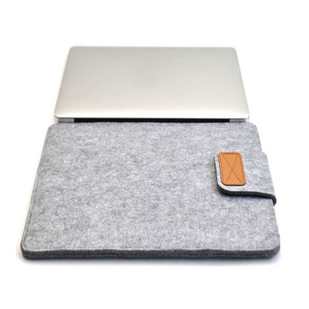 Vertical Felt Laptop Bag Tablet Sleeve Bag, Size: 13 Inch(Light Grey) - Shopkiz.com