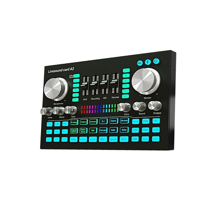 A2 Sound Card Mobile Computer Universal Live K Song Recording Equipment - Shopkiz.com