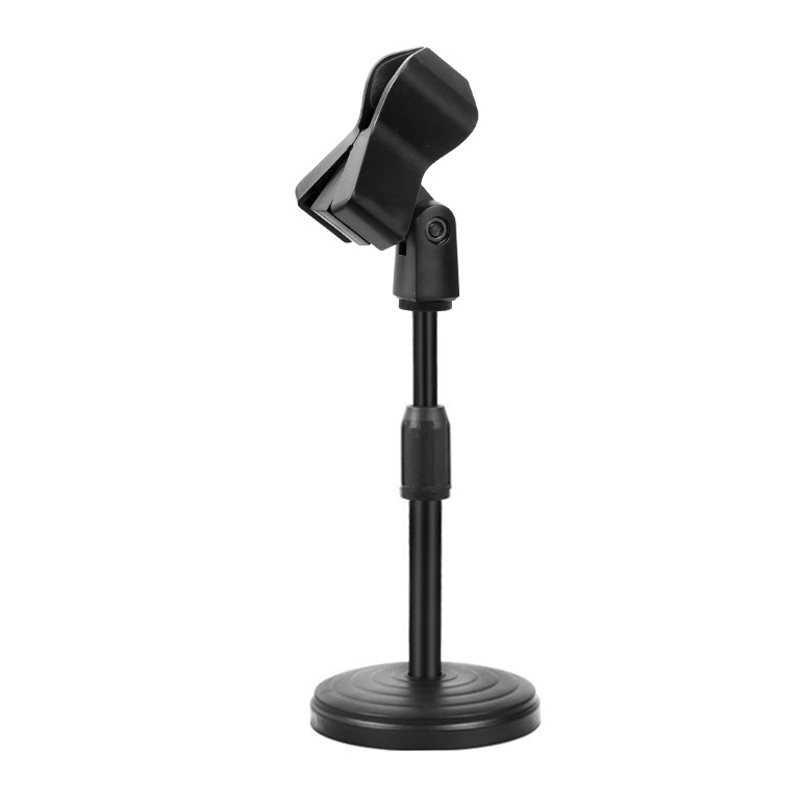 HM101 Telescopic Desktop Microphone Stand with Spring Clip - Shopkiz.com