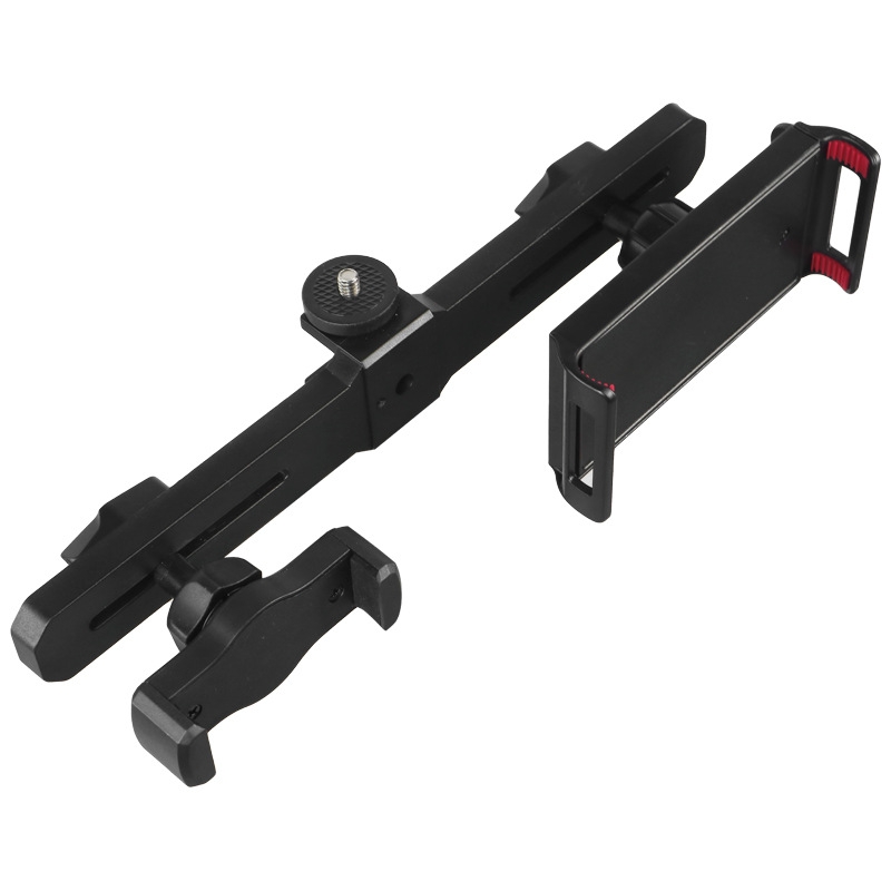 Universal Removable Rotating Live Dual-Camera Bracket, Spec: Phone Clip+Tablet Clip - Shopkiz.com