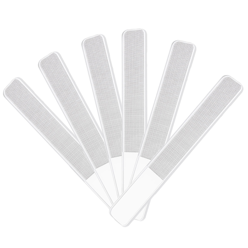 6 PCS Transparent Nano Glass Polished Nail File, Specification: Glass File Bulk - Shopkiz.com