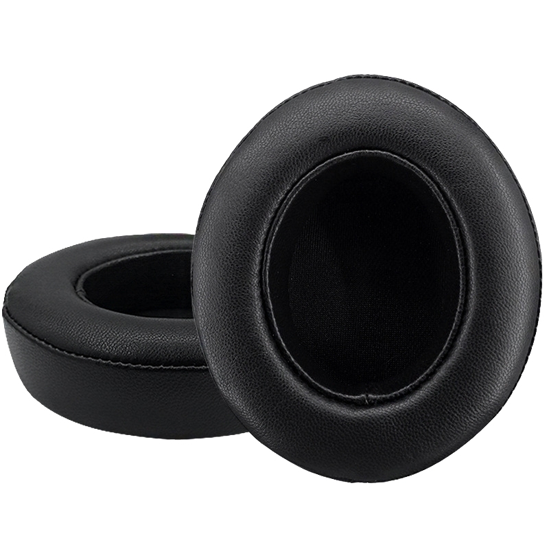 2 PCS Leather Soft Breathable Headphone Cover For Beats Studio 2/3, Color: Sheepskin Black - Shopkiz.com