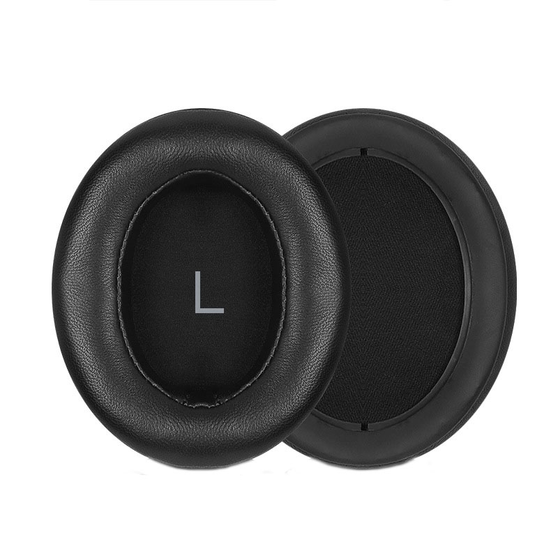 2 PCS Breathable Foam Headphone Earmuffs with Buckle For Sennheiser Momentum 3, Spec: Black Lambskin - Shopkiz.com