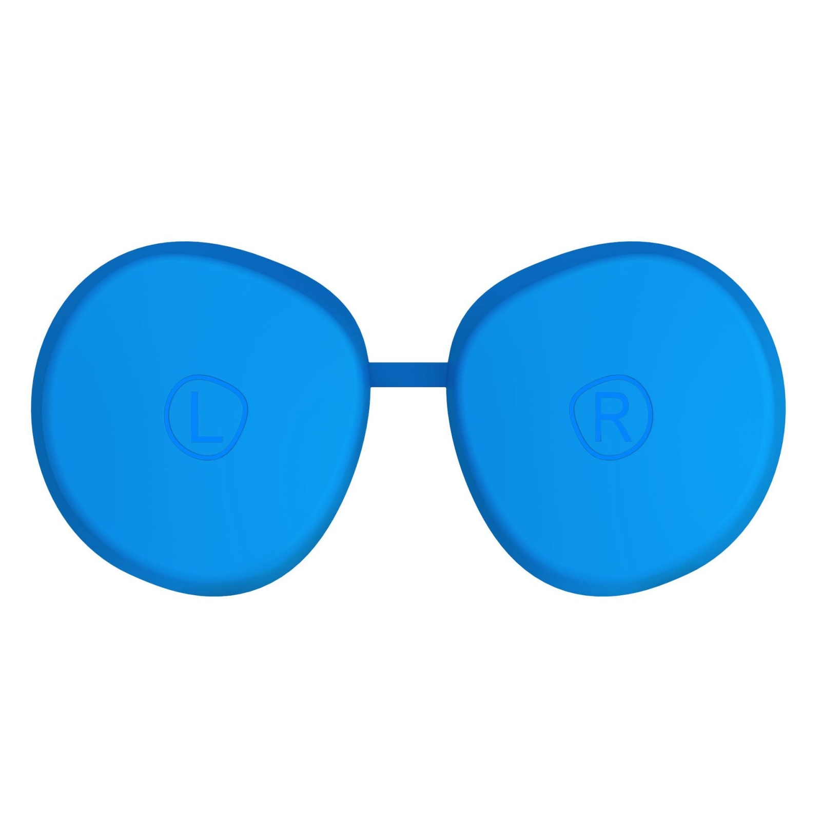 Dustproof Scratch Resistant VR Glasses TPU Lens Protector, For Meta Quest 2(Blue) - Shopkiz.com