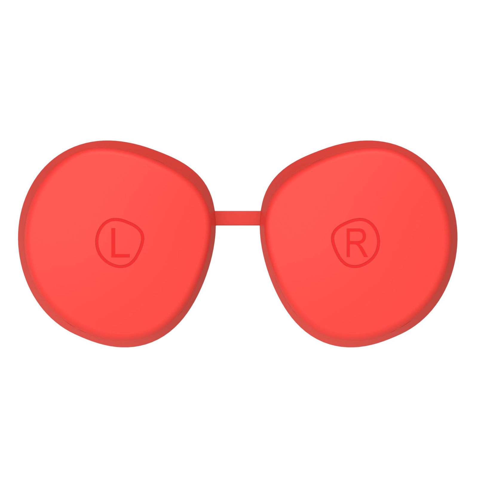 Dustproof Scratch Resistant VR Glasses TPU Lens Protector, For Meta Quest 2(Red) - Shopkiz.com