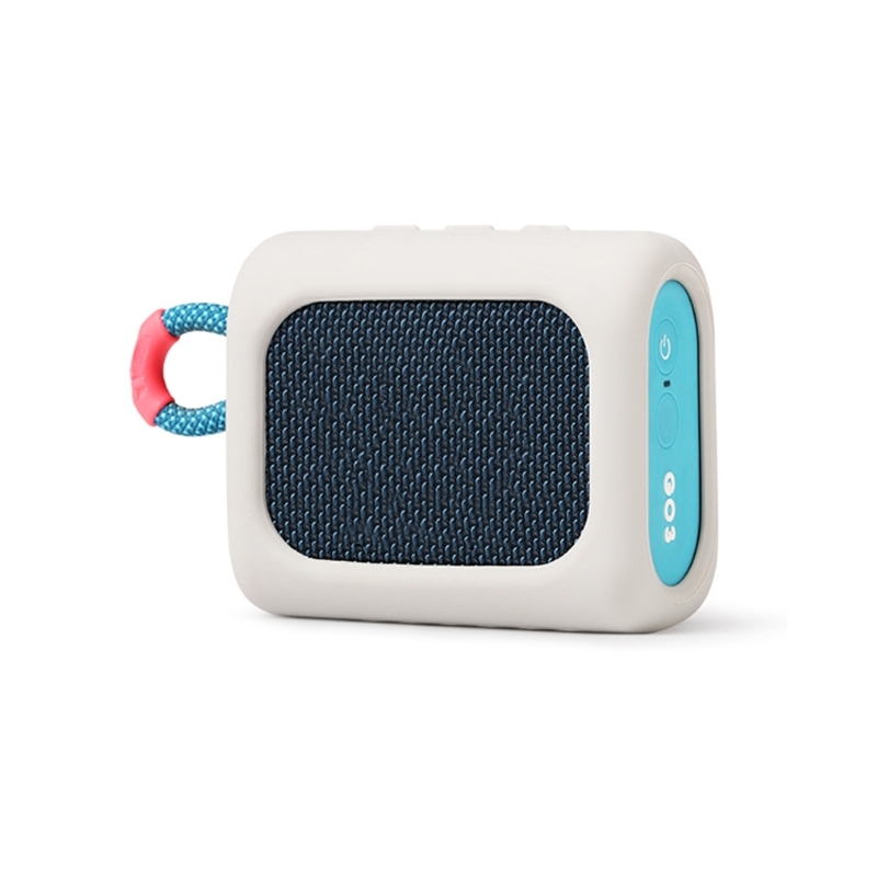 For JBL GO3 Dust-proof Silicone Case Anti-fall Speaker Case(Gray) - Shopkiz.com