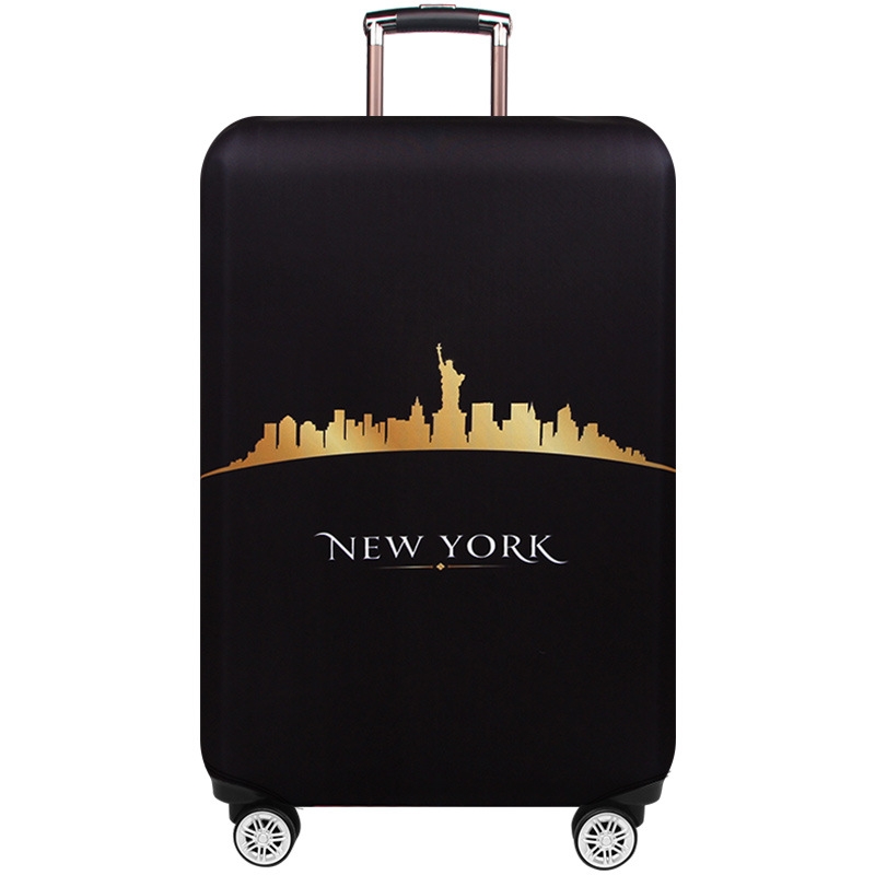 Luggage Thickening Wear-resistant Elastic Anti-dust Protection Cover, Size: M(Lady Liberty) - Shopkiz.com