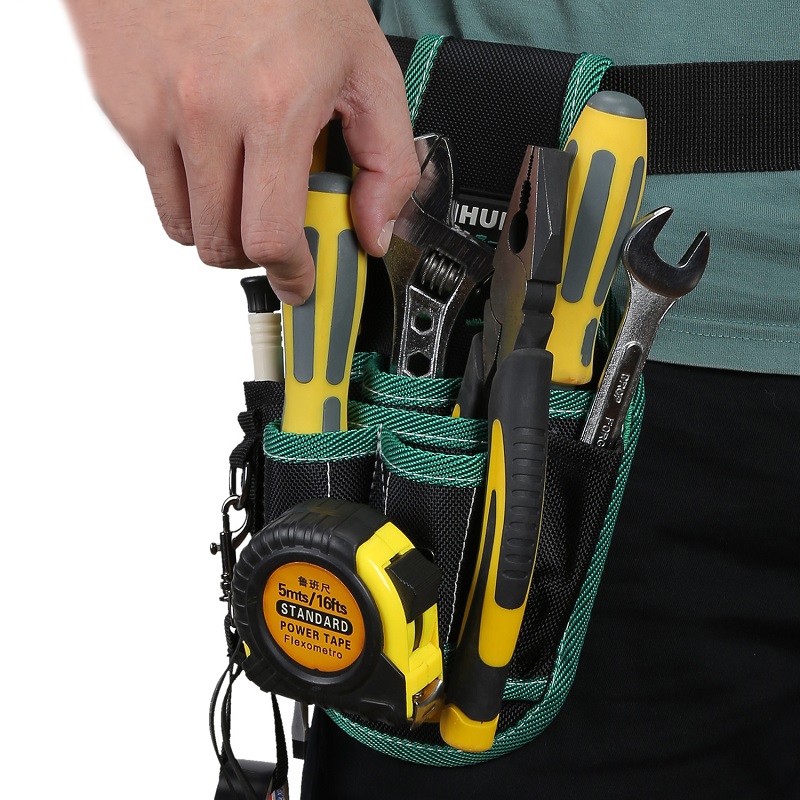 WINHUNT Multifunctional Canvas Electrician Tool Durable Storage Bag, Series: WH142 - Shopkiz.com