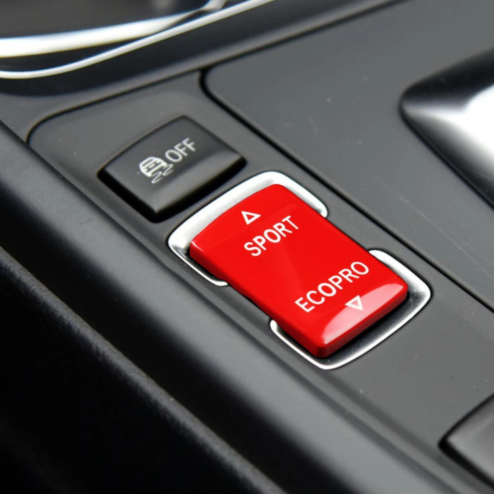 For BMW 1234 Series F Chassis Gear Mode Switch Button(Red) - Shopkiz.com