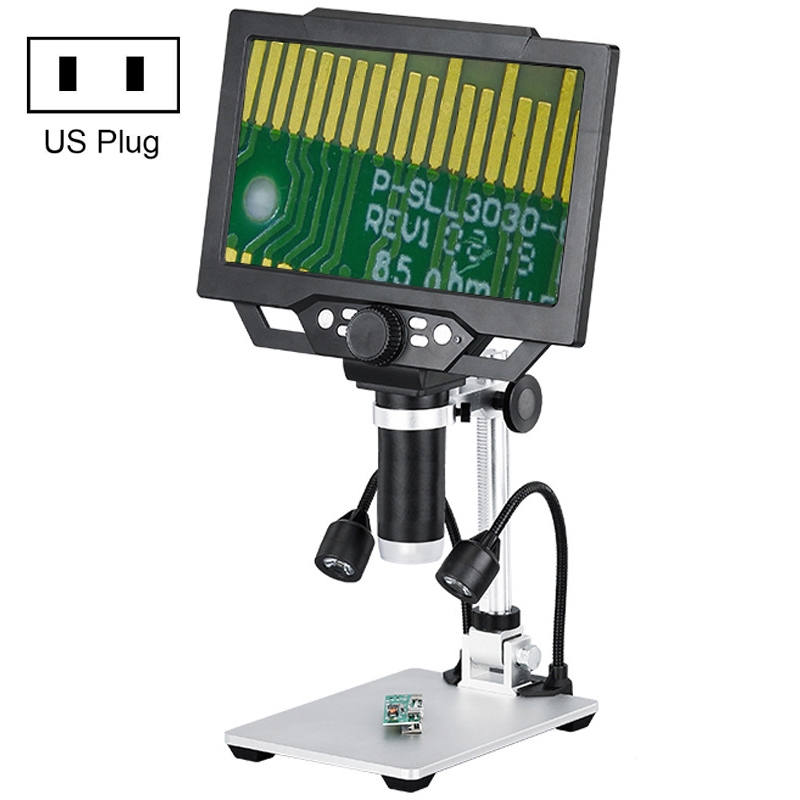 G1600 1-1600X Magnification 9 Inch Electron Microscope, Style: Without Battery US Plug - Shopkiz.com