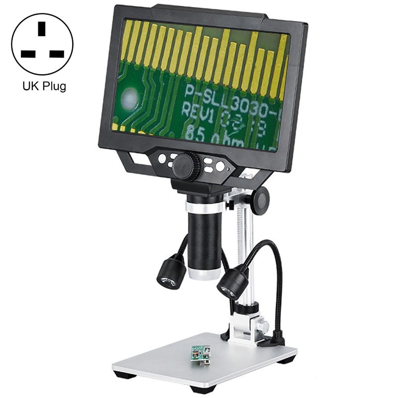 G1600 1-1600X Magnification 9 Inch Electron Microscope, Style: Without Battery UK Plug - Shopkiz.com