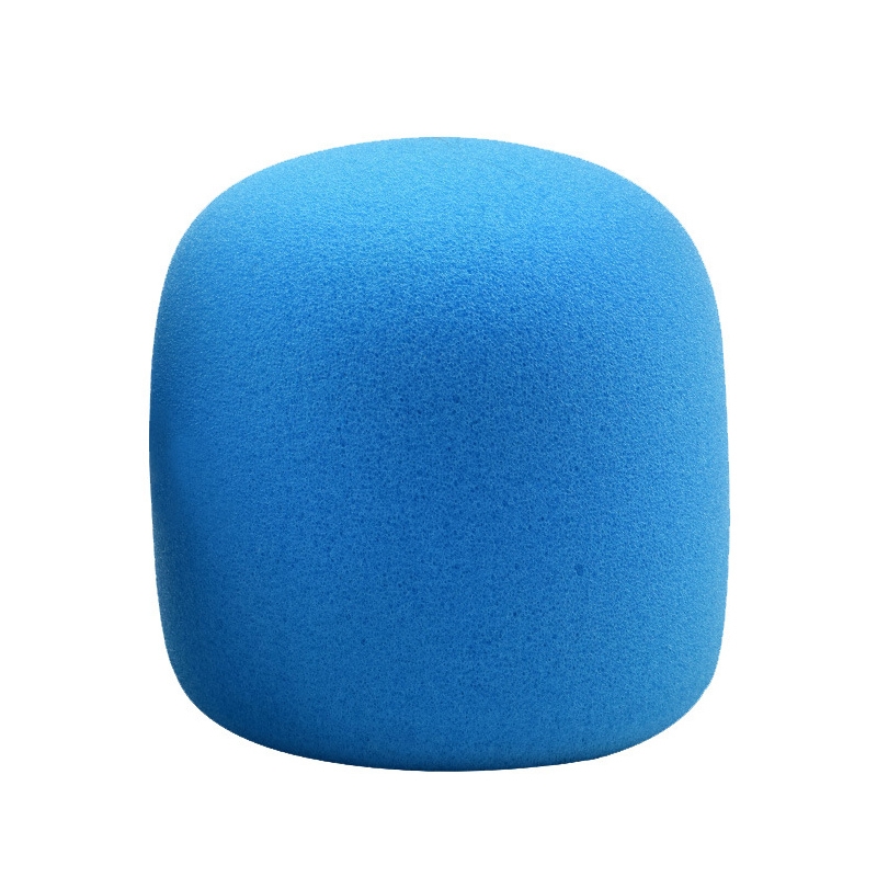 For Blue Yeti Pro Anti-Pop and Windproof Sponge/Fluffy Microphone Cover, Color: Blue Sponge - Shopkiz.com