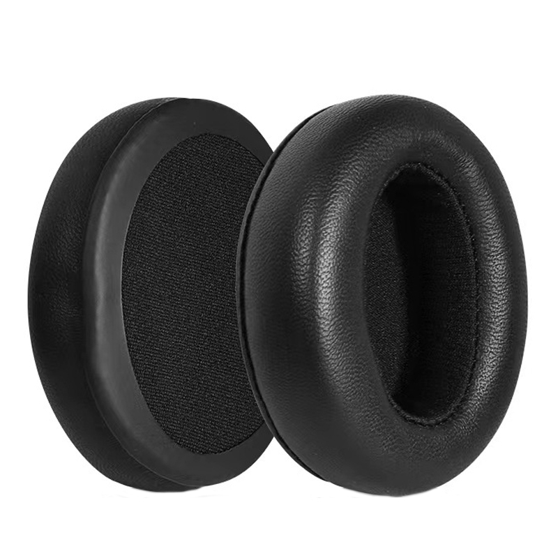 For Sennheiser Momentum 2pcs Soft Comfortable Headset Sponge Cover, Color: Black Lambskin - Shopkiz.com