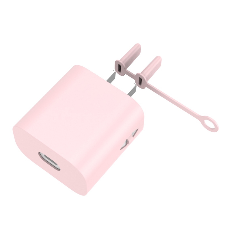 For Huawei Honor 66W AC01 Charger Silicone Protective Cover(Pink) - Shopkiz.com