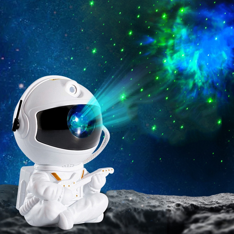 USB Astronaut Shape Colorful LED Laser Star Projection Light(Guitar) - Shopkiz.com