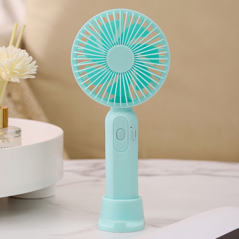 M9 Handheld Mini Fan Outdoor USB Charging Desktop Fan 1500mAh(Green) - Shopkiz.com