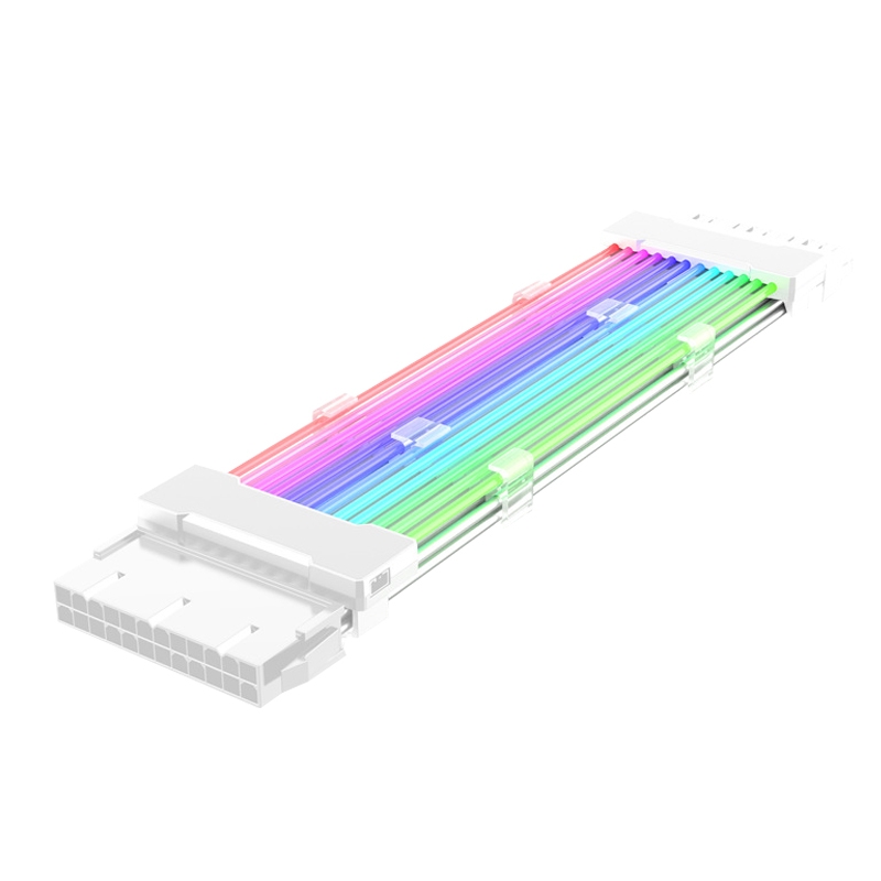 24pin Motherboard Power Supply Light Wire White 5V ARGB Neon Color Line - Shopkiz.com