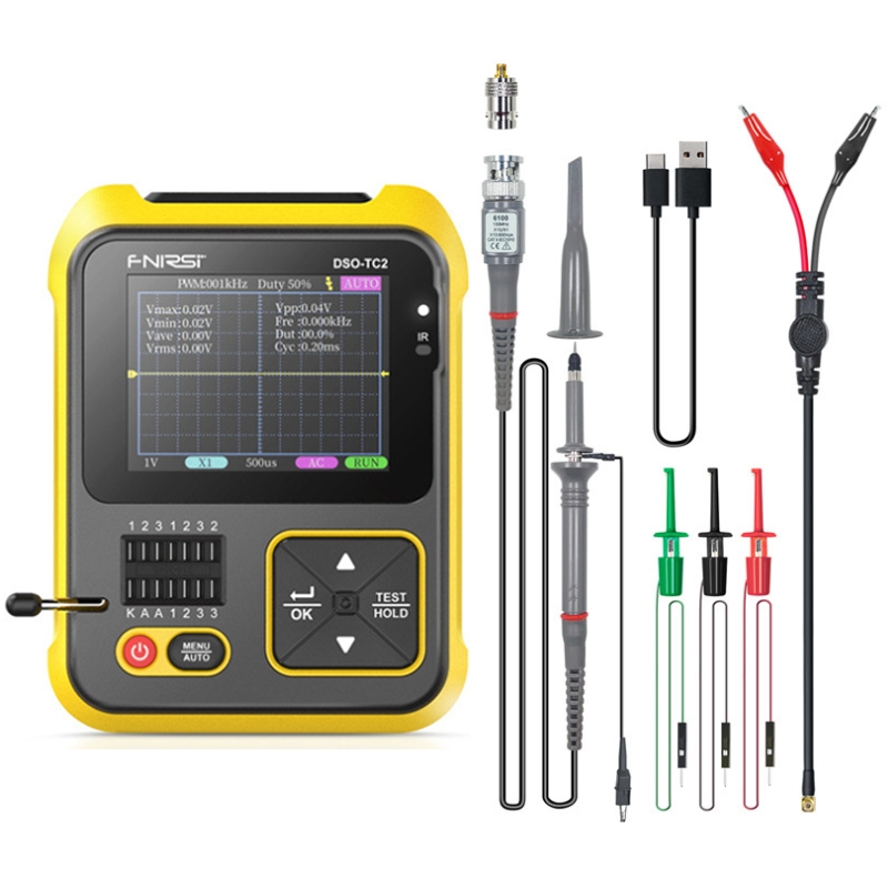FNIRSI DSO-TC2 2 In 1 Handheld Digital Oscilloscope, Specification: Upgraded - Shopkiz.com