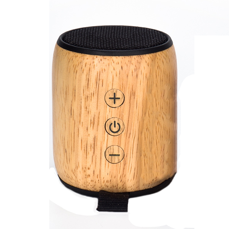 BT811 Mini Wooden Wireless Bluetooth Speaker Support TF Card & 3.5mm AUX(Black) - Shopkiz.com