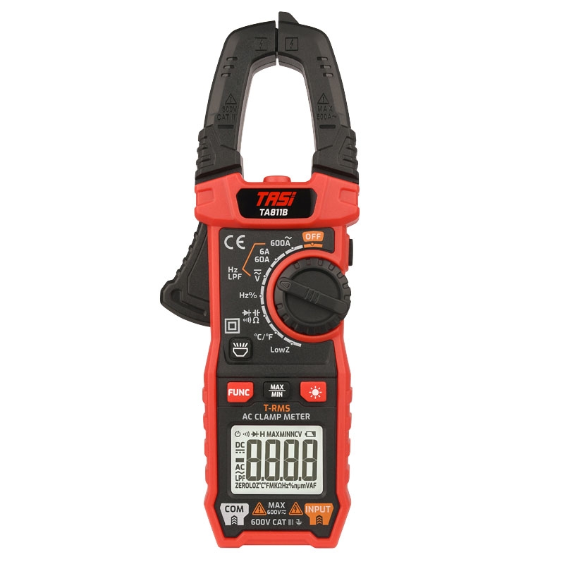 TASI TA811B Clamp Meter High Accuracy AC DC Voltage Ammeter - Shopkiz.com