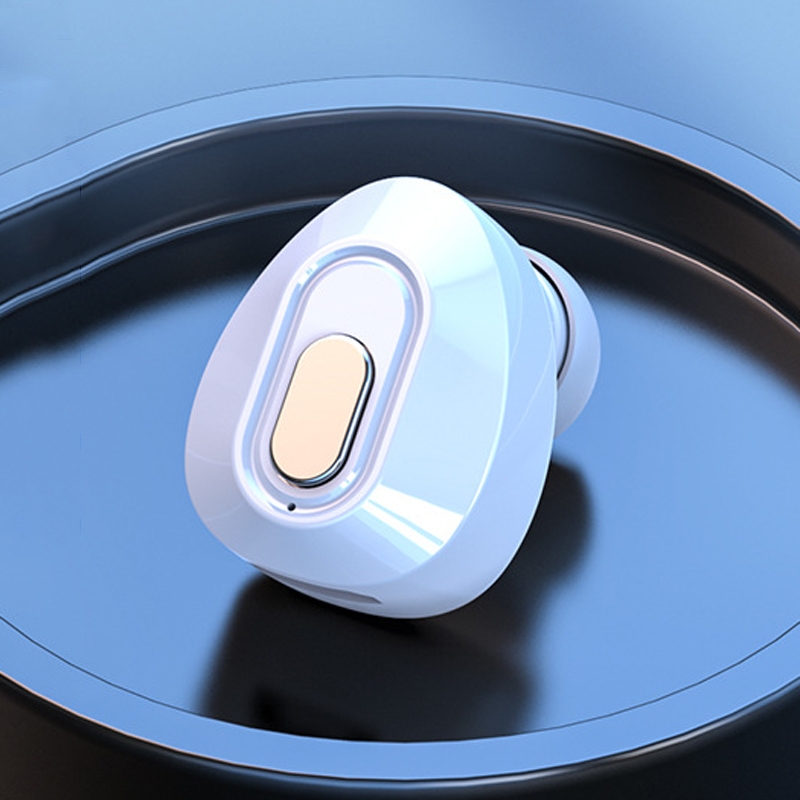 Wireless In-Ear Mini Single Ear 5.3 Bluetooth Earphone(White) - Shopkiz.com