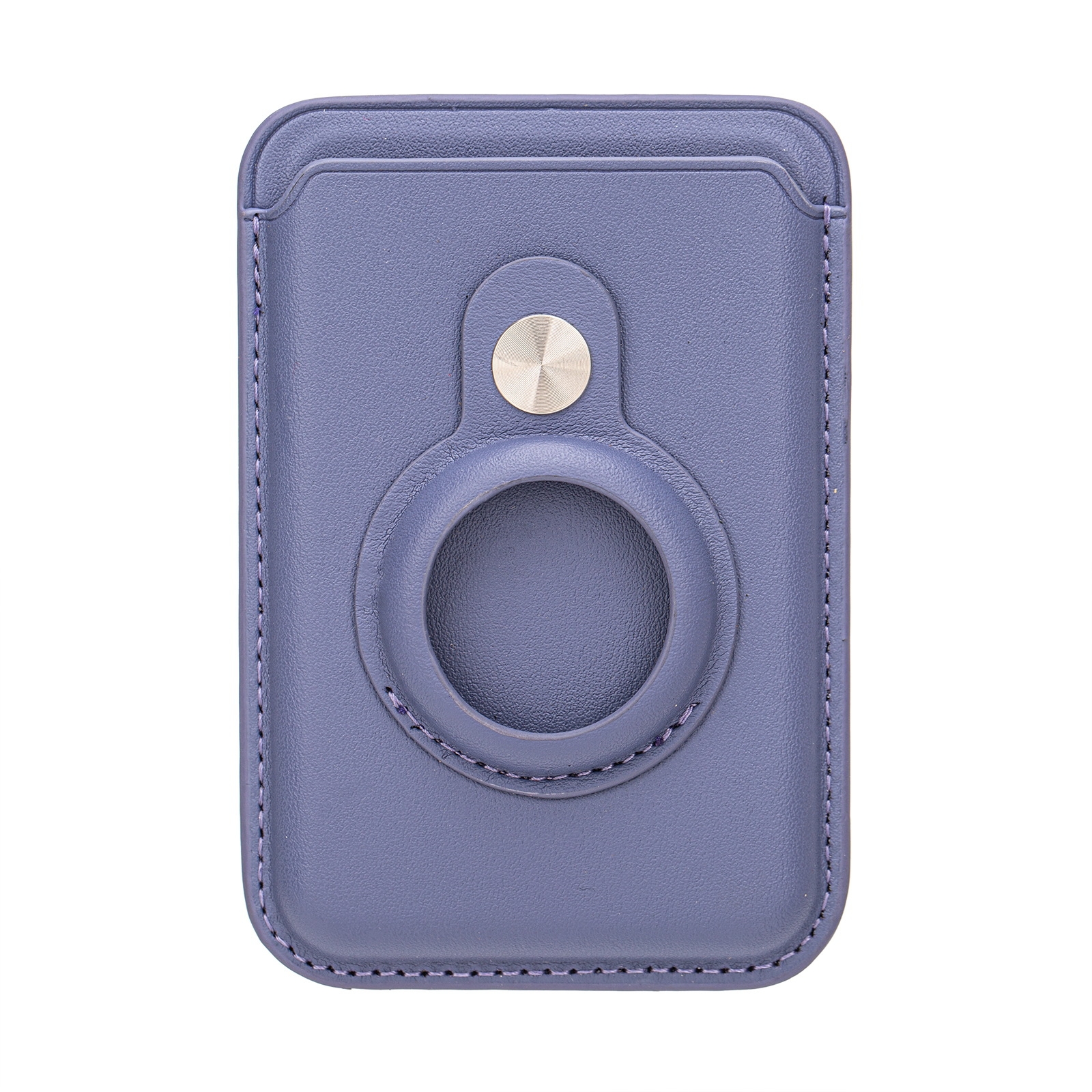 For AirTag 2nd Gen / AirTag 1st Gen Positioner Fiber Card Clip Anti-Theft Card Tracker Protection Cover, Size: Paste(Wisteria) - Shopkiz.com