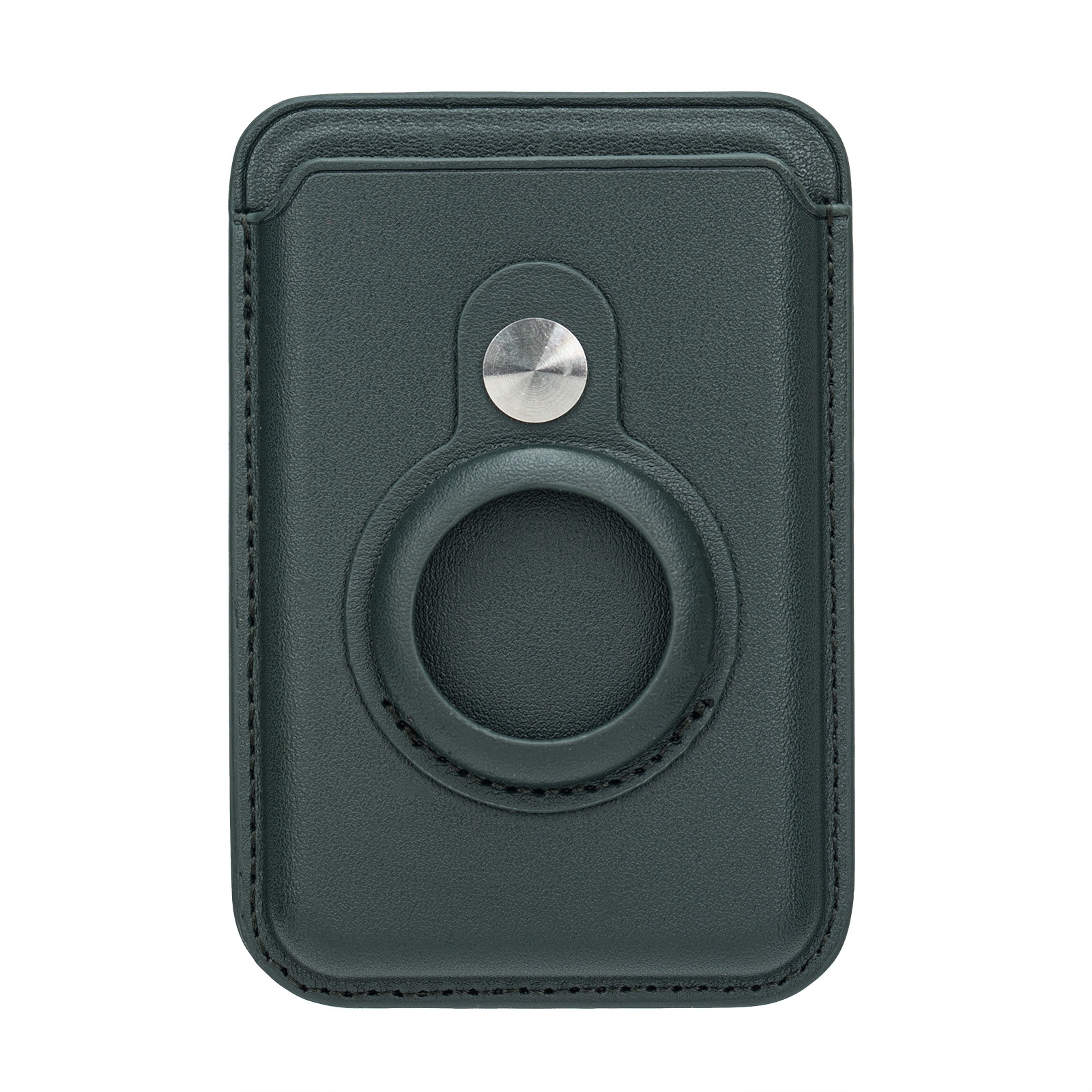 For AirTag 2nd Gen / AirTag 1st Gen Positioner Fiber Card Clip Anti-Theft Card Tracker Protection Cover, Size: Paste(Green) - Shopkiz.com