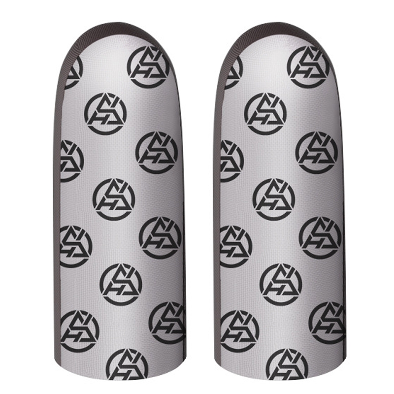 1pair Gaming Super Conductive Silver Cloth Chicken Game Finger Cover Touch Screen Anti-slip Sweatproof Hand Game Finger Gloves, Color: Sea Soul Beast