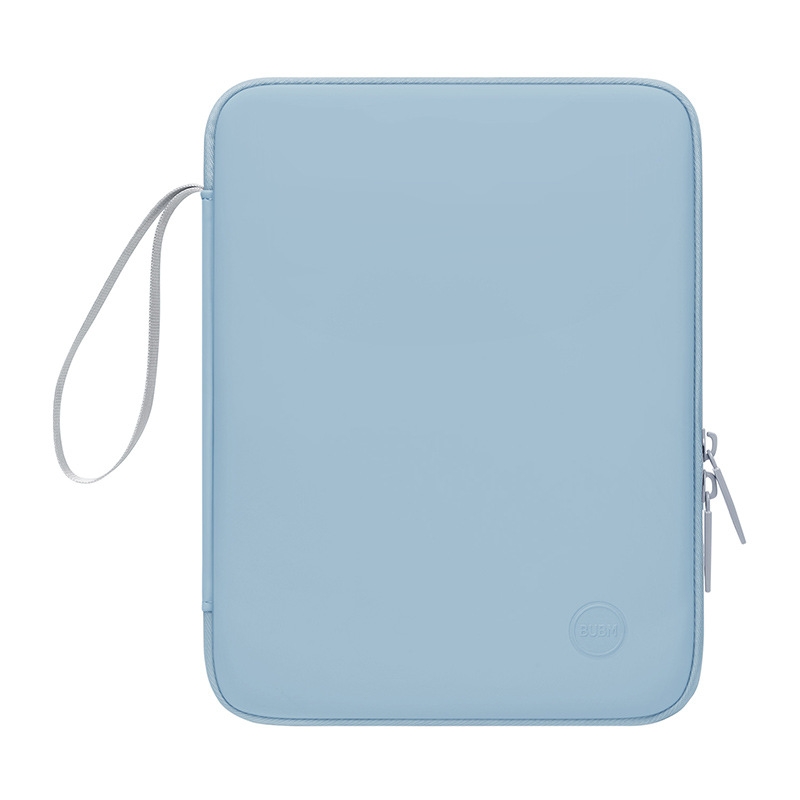 BUBM For IPad PU Leather Tablet PC Case With Carrying Strap, Size: 10.9 inches(Haze Blue) - Shopkiz.com