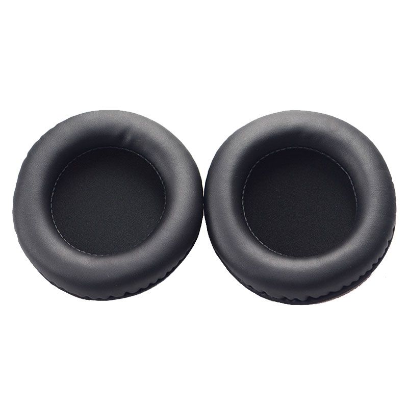 2pcs For Somic G941 Headphone Ear Cotton Earmuff Replacement Headset Ear Cushion Leather Case(Black) - Shopkiz.com