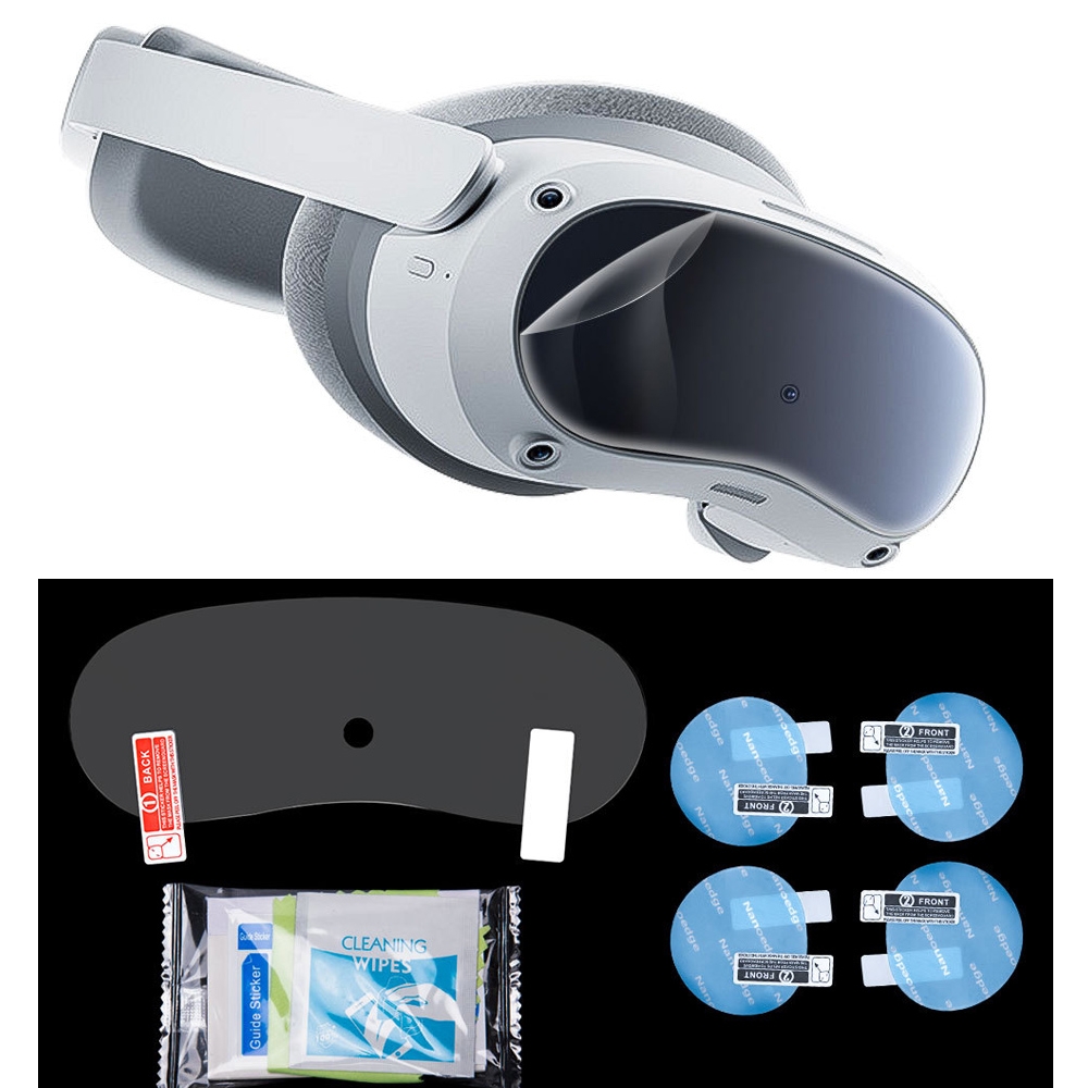For Pico 4 Hibloks VR Glasses Hydrogel Film Anti-blue Light Screen Protector(Transparent) - Shopkiz.com