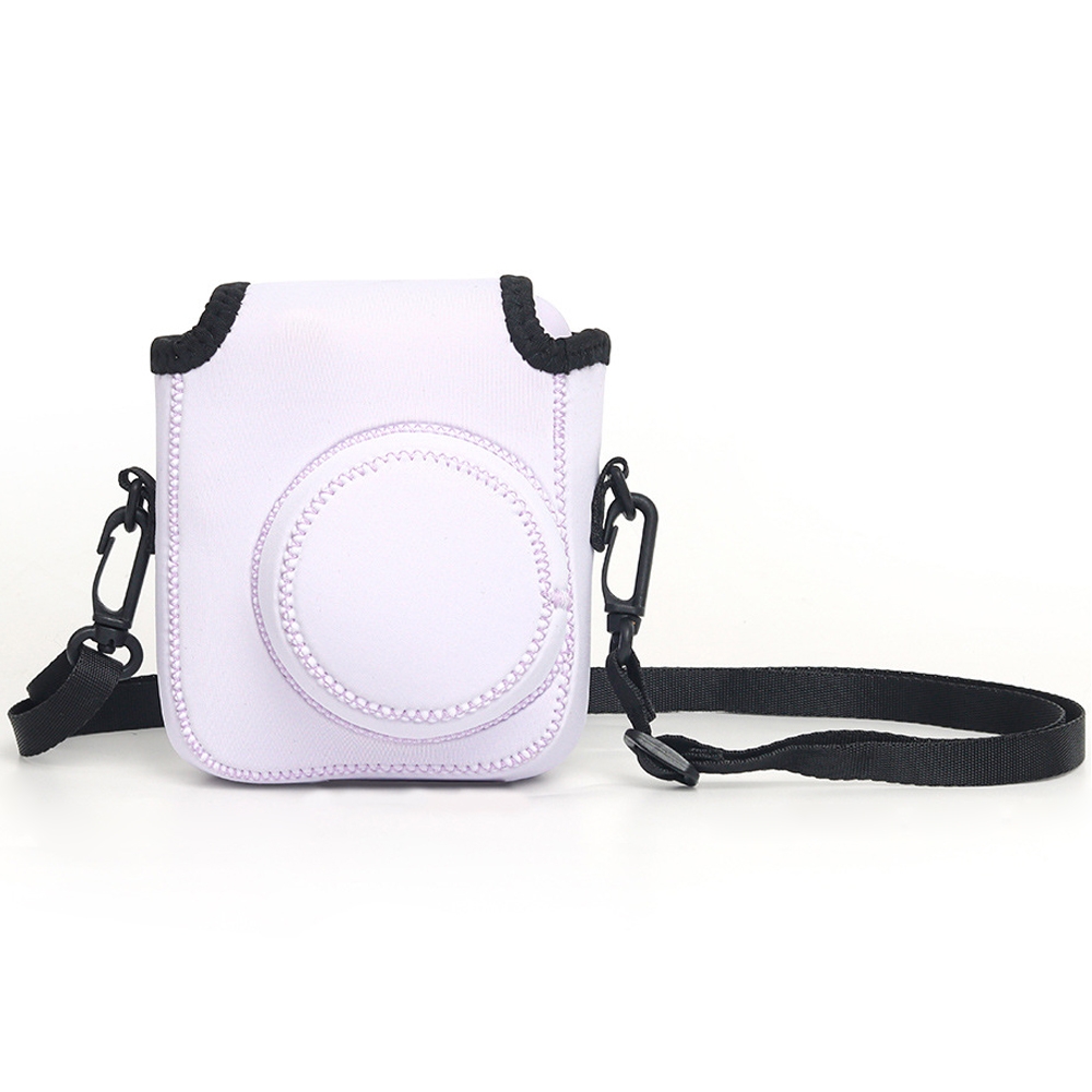 For Polaroid Mini 12 Camera Outdoor Anti-collision Storage Soft Bag(Purple) - Shopkiz.com